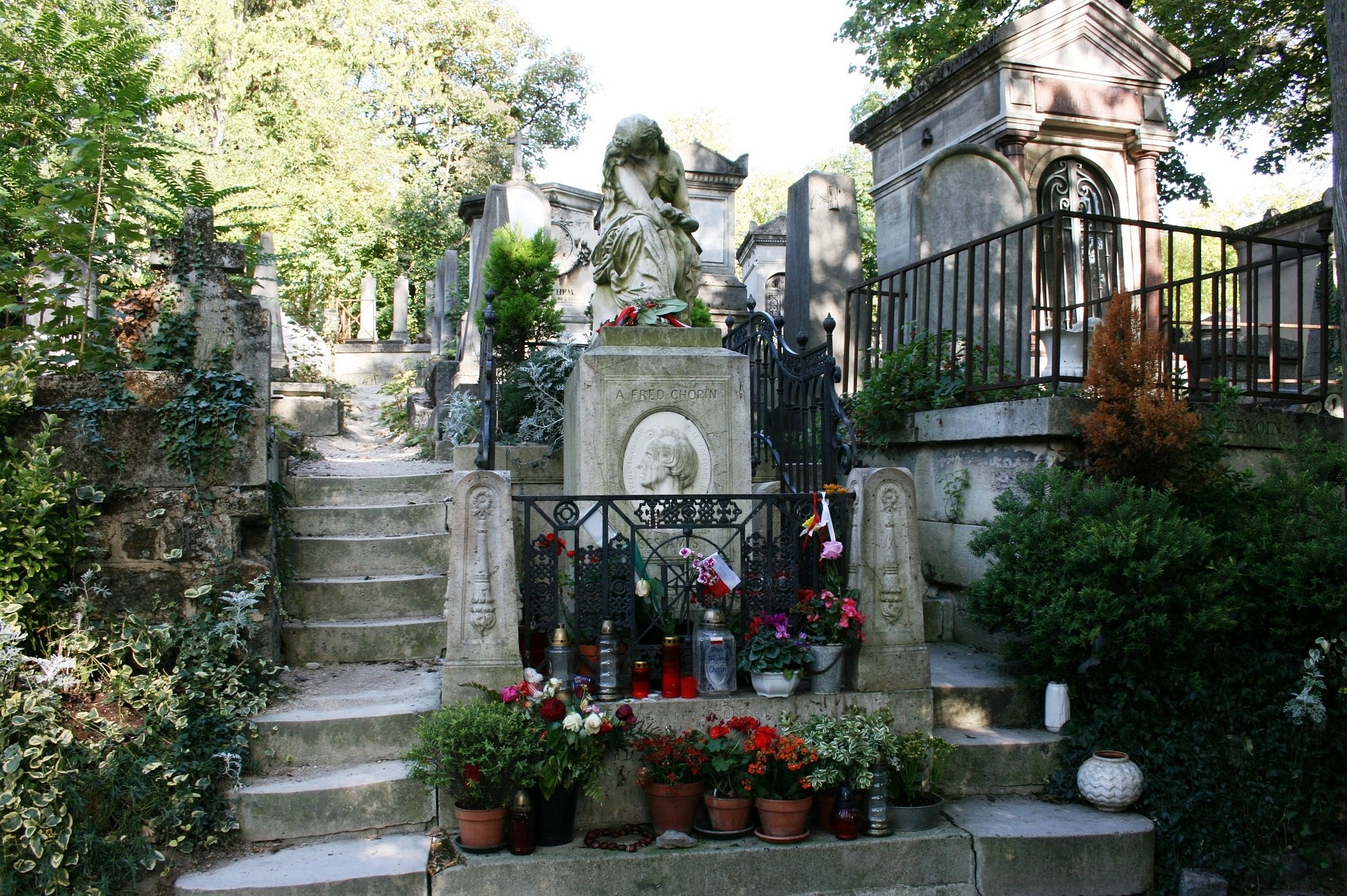 Les célèbres tombes du Père Lachaise