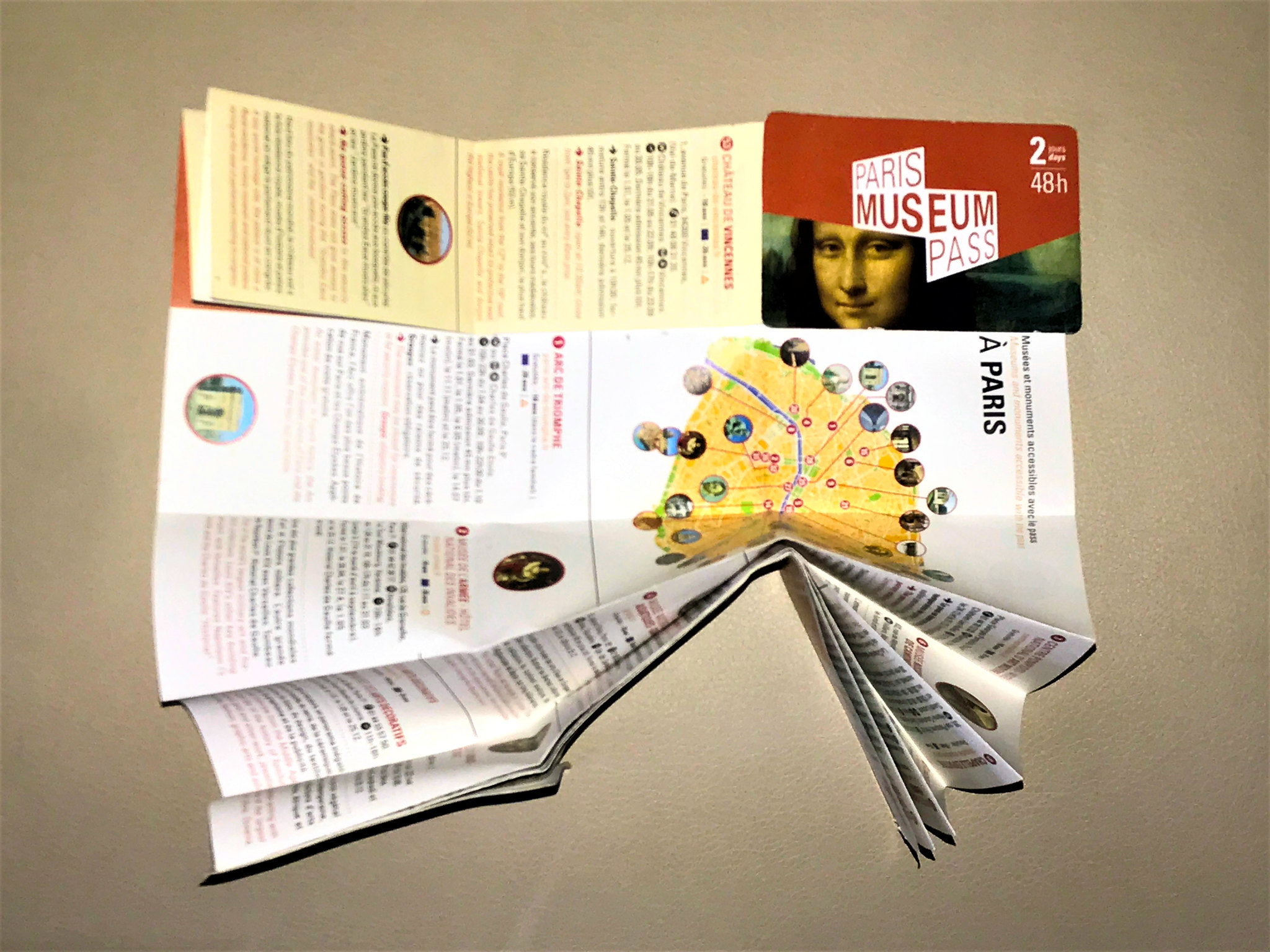 Paris museum pass