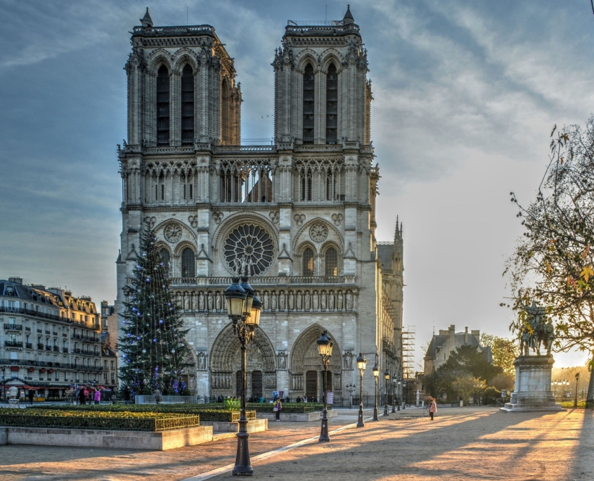 Marché de Noël à Notre-Dame