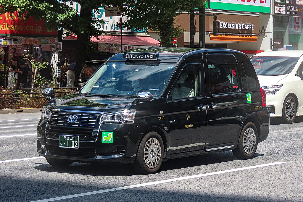 Taxi au Japon