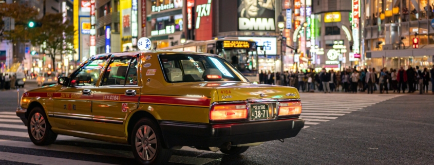 Taxi au Japon